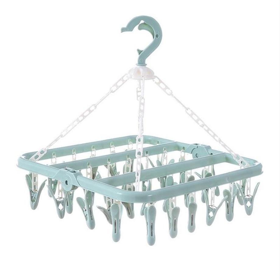1 pc 32 clips pliant vêtements - Baby Clothing Hanging Rack avis et prix