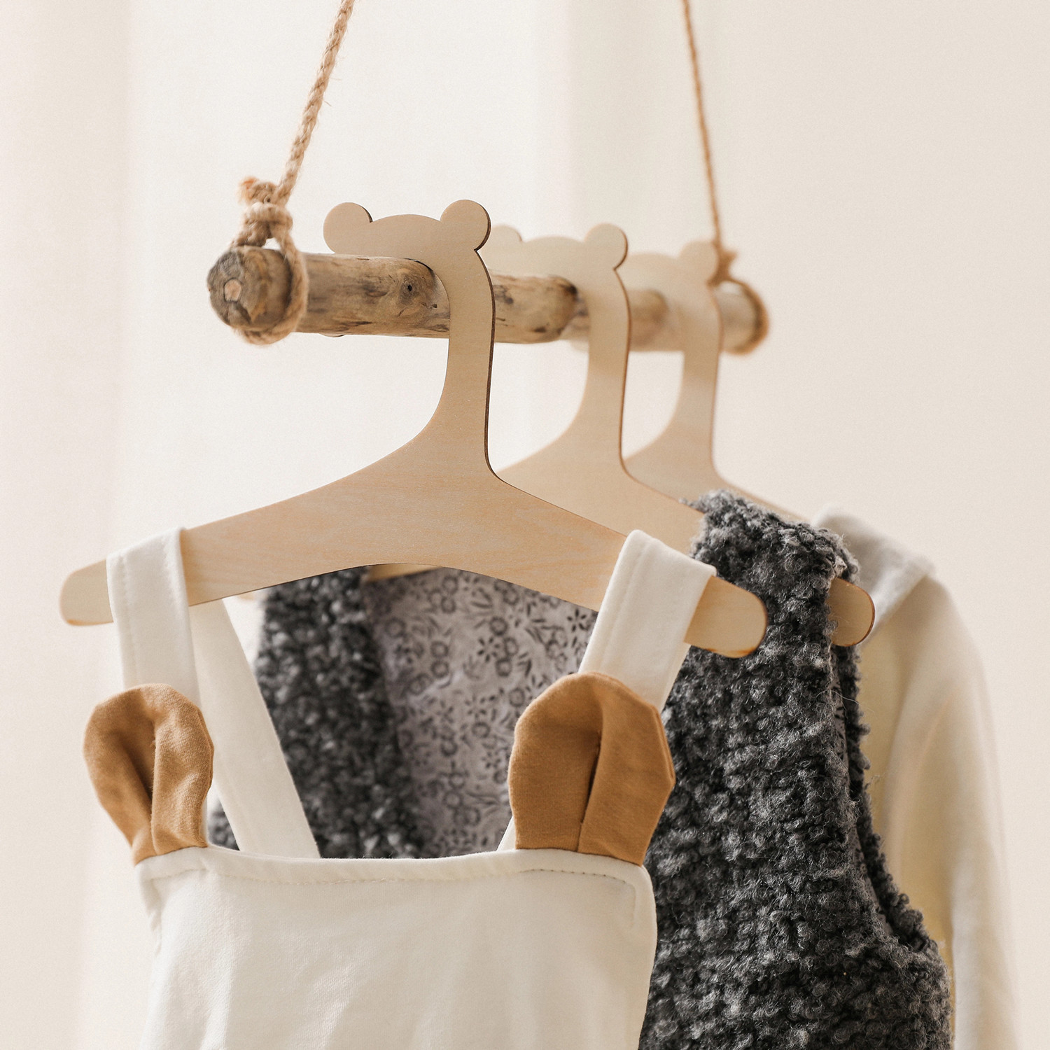 5/10 pièces Cintres en bois po - Baby Clothing Hanging Rack avis et prix